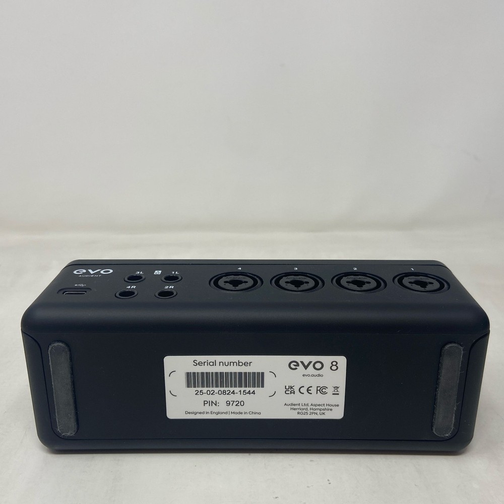 Audient EVO 8 USB-C 4x4 Audio Interface - Black