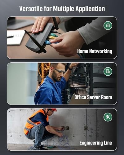 Multi-Function Network Cable Tester RJ11 RJ45 CAT5/6 POE STP, Continuity & Pairi