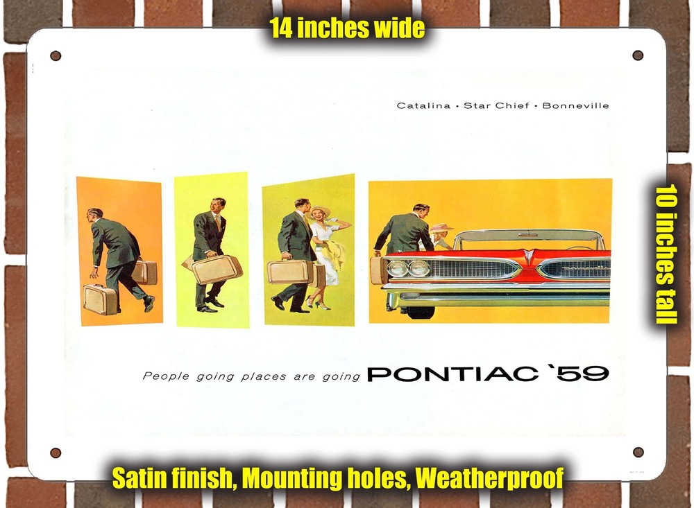 Metal Sign - 1959 Pontiac 1