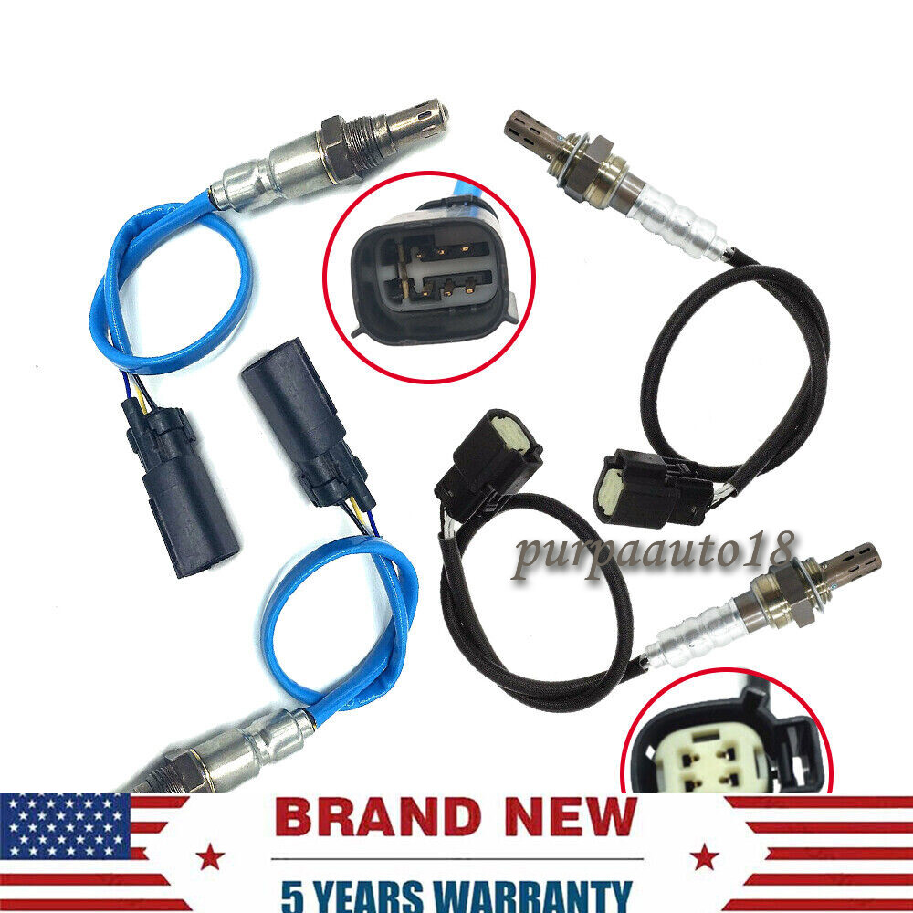 4PCS Oxygen Sensor Up+Downstream For 2013-2015 Ford Explorer Flex Taurus 3.5L V6