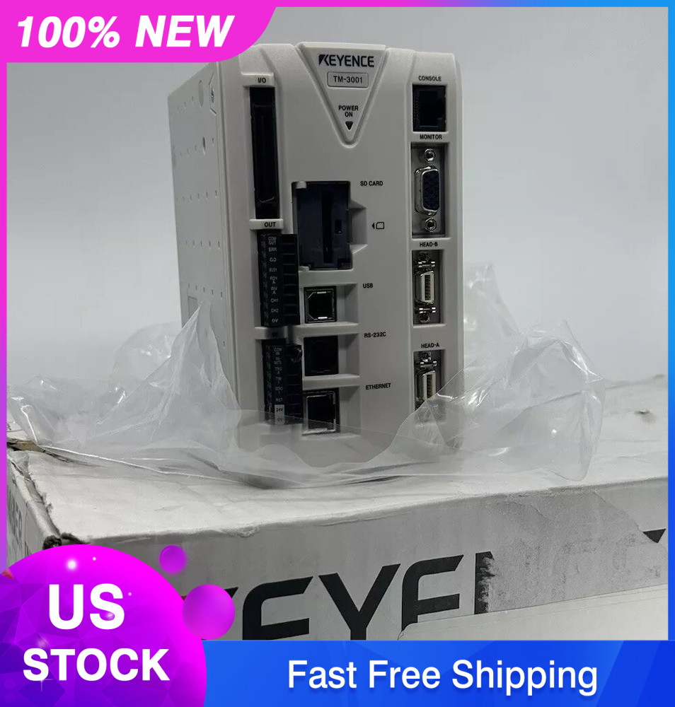 Keyence TM-3001 High Speed 2D Optical Micrometer Controller NEW without Remote