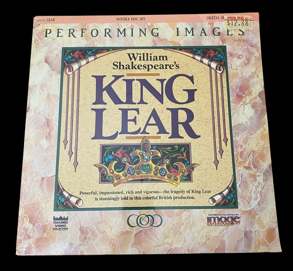 Shakespeare's King Lear Double Laser Disc Movie Set