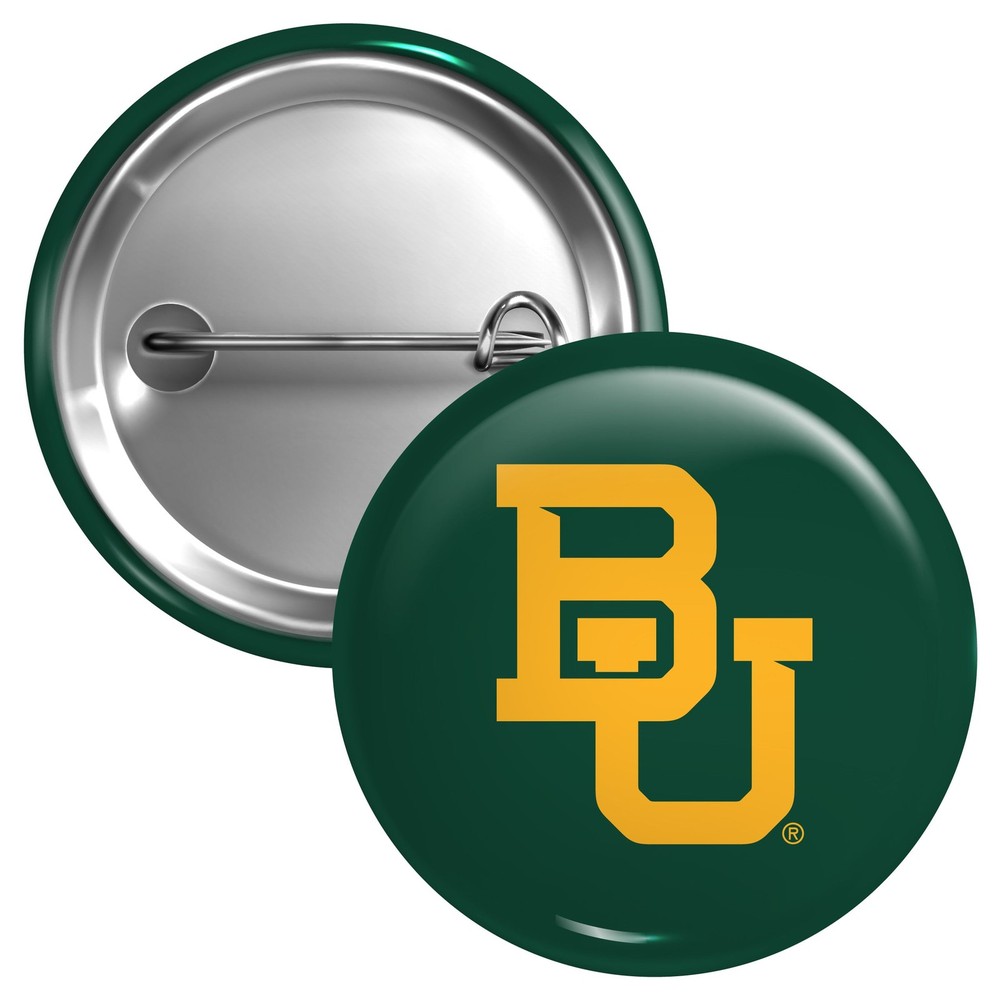 Baylor Bears Button Pin - 3 Size Options