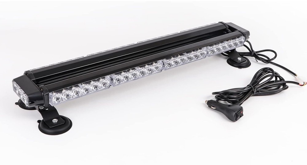 26" Rooftop Strobe Flashing Light Double Side Emergency Hazard Warning Beacon