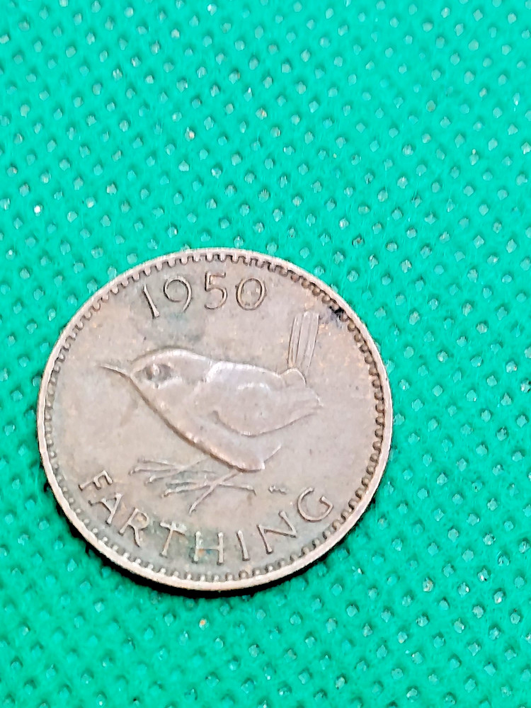farthing coin 1950