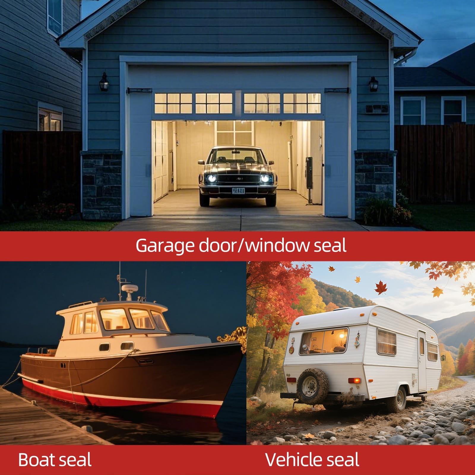 Solid Foam Rubber Weather Stripping Self-Adhesive D Shape EPDM Rubber Seal St