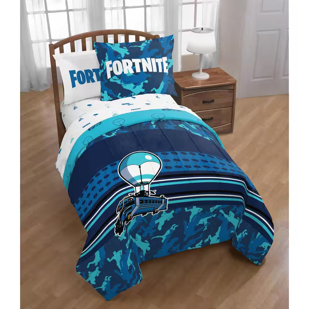 Fortnite "Battle Bus" Microfiber Full Comforter