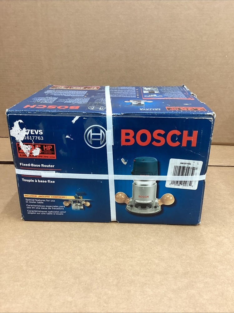Bosch 1617EVS 2.25 HP Electronic Fixed Base Router NEW
