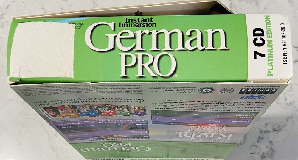 Instant Immersion German Pro 7 CD - Windows