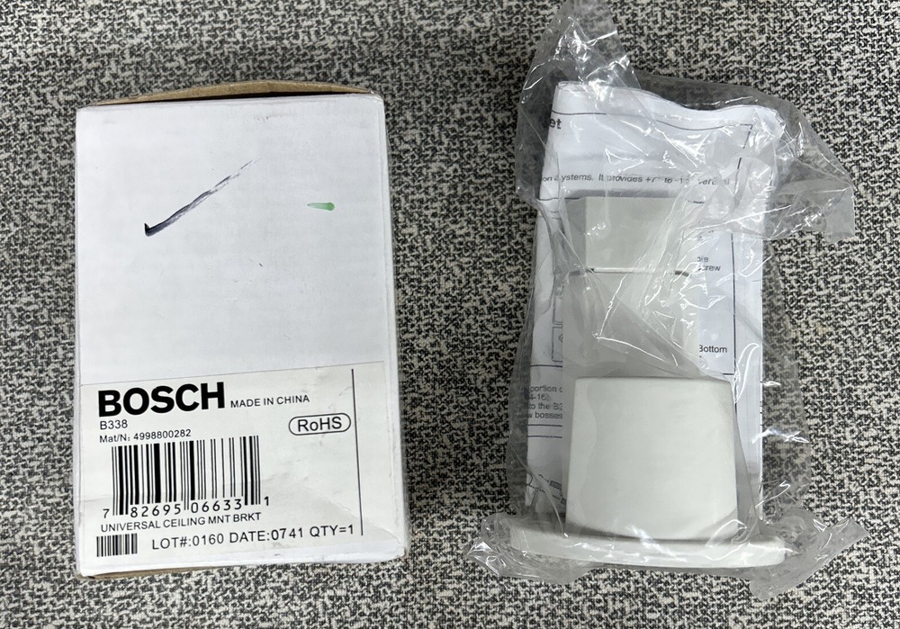 Bosch B338 Universal Ceiling Mount Bracket For Motion Detector NEW (Sealed)