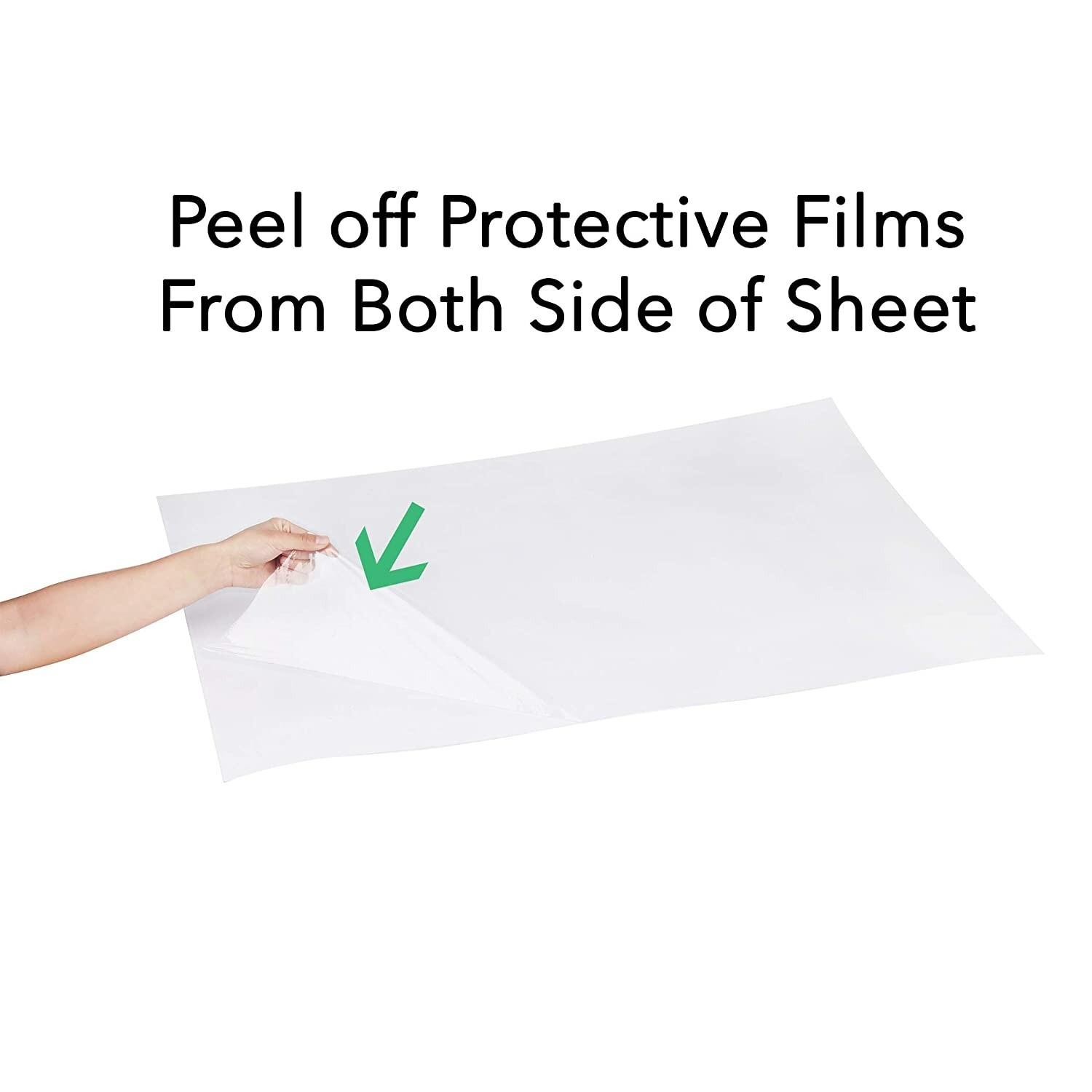 Clear Acrylic Plexiglas Clear Plastic Scratch-Resistant Replacement Sheet