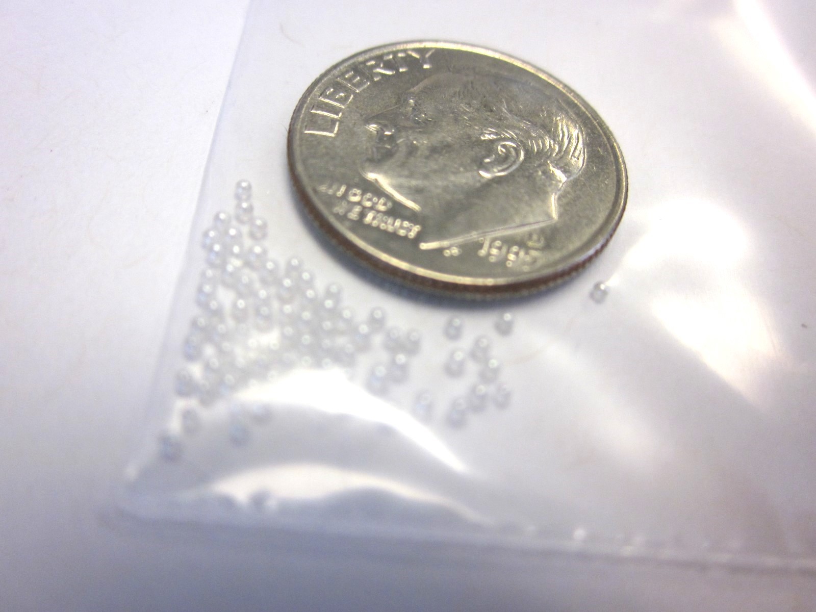 130 VTG NOS SMALL NO HOLE & 1 HOLE FAUX PEARLS LOT 2mm- 4mm JEWELRY REPAIR CRAFT