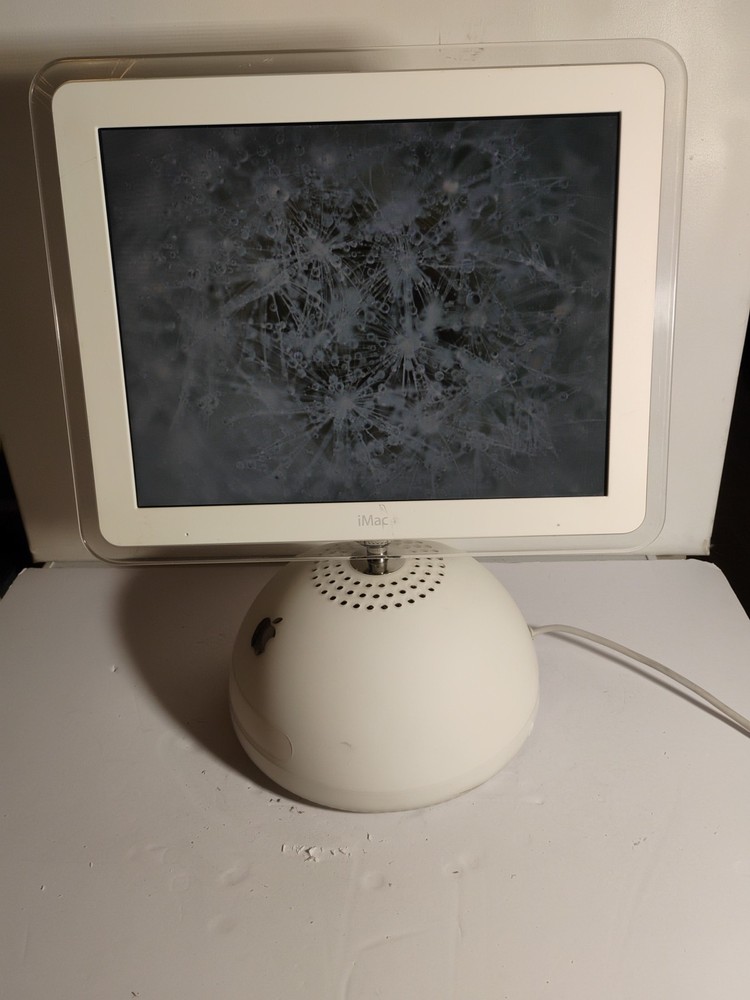 Vintage Apple iMac 2003 Computer Powers On Tested As Is