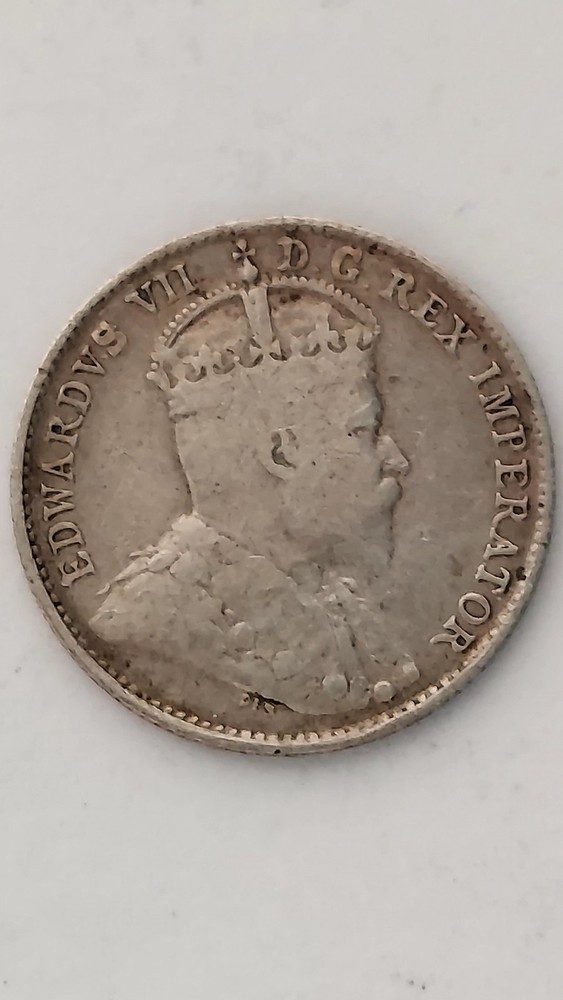 1904 Canada 5 Cent Silver, .925 Silver