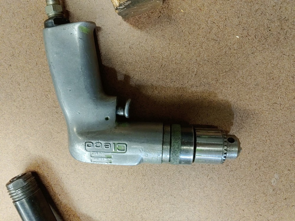 Cleco drill motor, aircraft