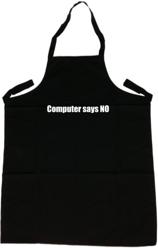 Computer Says No Apron