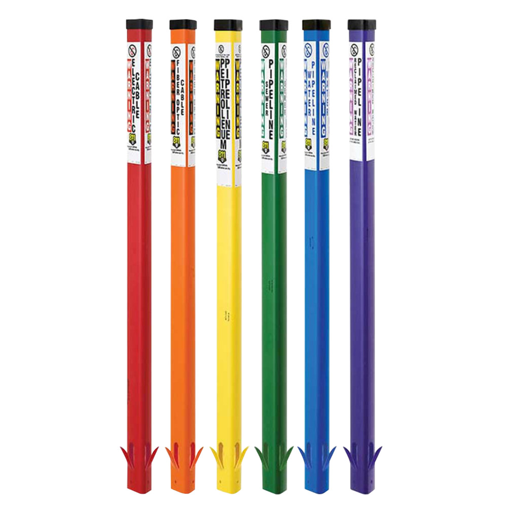 Rhino TriView Marker Post : 48-inch length (Orange)