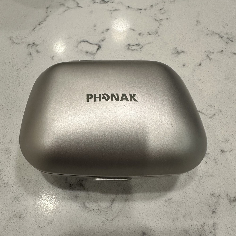 Phonak Audeo P90-R Custom Programmed With Charging Case And Paperwork Untested