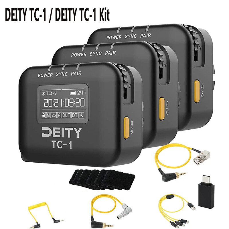 DEITY TC-1 Kit Wireless Timecode Box Generator Microphone Time Coder Recording
