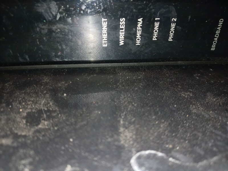 AT&T PACE MODEM/WIRELESS ROUTER MODEL 3801HGV