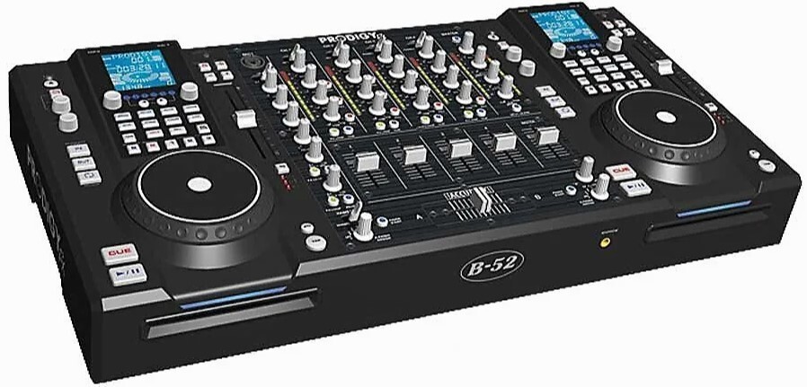 PRODIGY FX B-52 DJ CONTROLLER CD DRIVE MUSIC SCRATCH TURN TABLE w/ Original Case