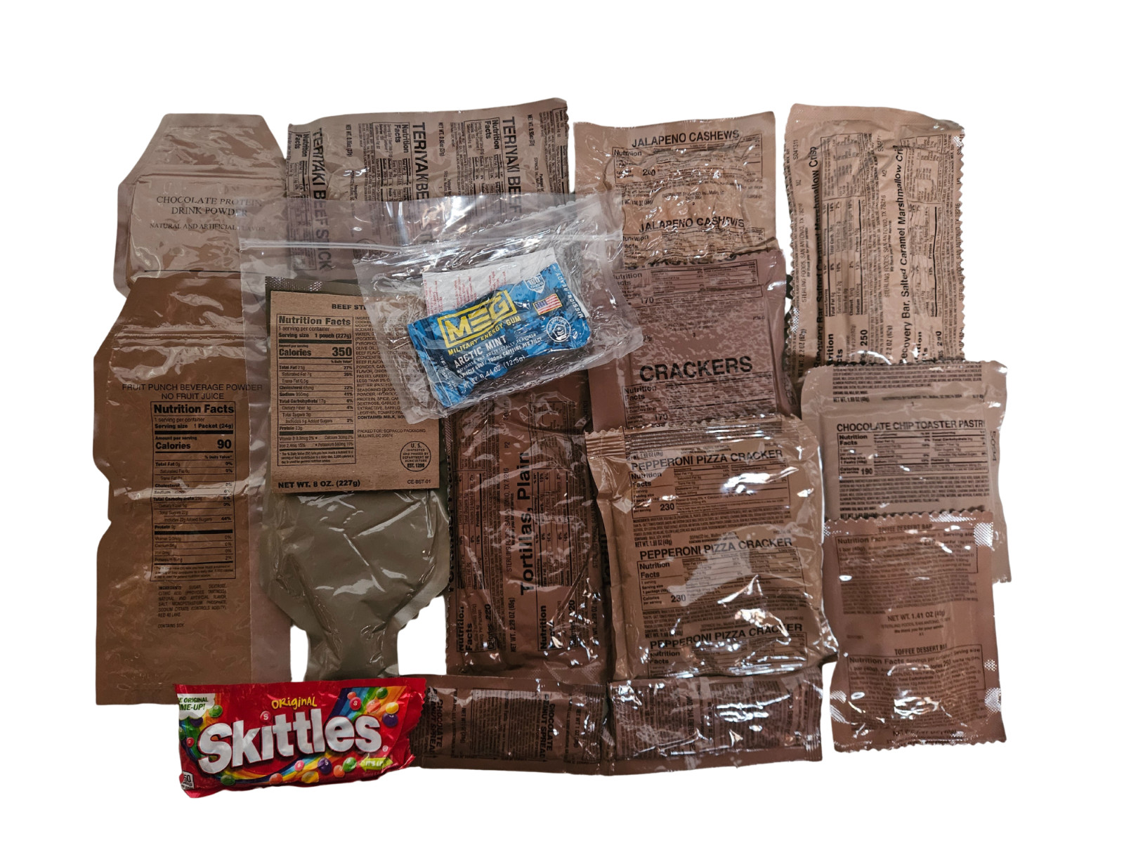 CLOSE COMBAT ASSAULT RATION [CCAR] - 2028 INSPECTION - NEW CASE OF 10 RATIONS