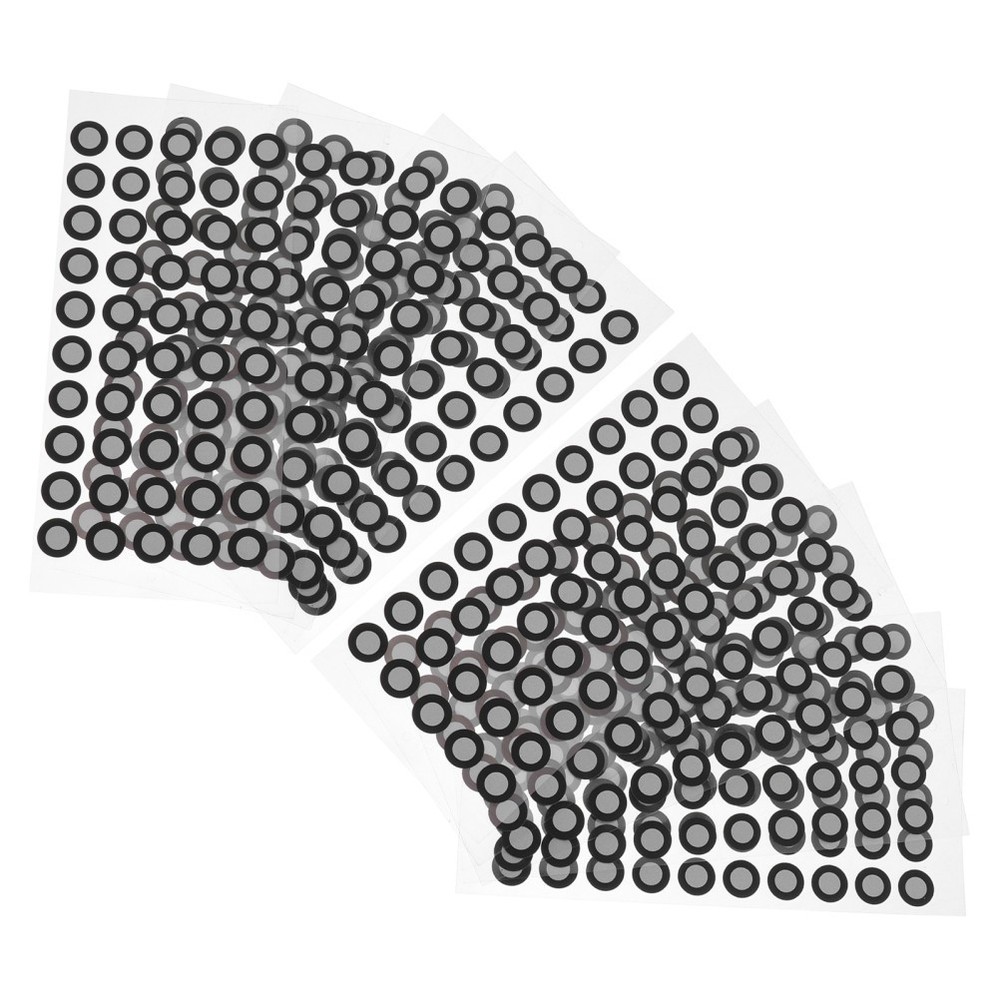 10 Sheets 3D Scanning Identification Reflective Stickers Markers Points