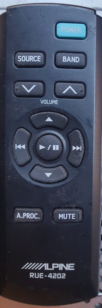 ALPINE RUE-4202 REMOTE CONTROL