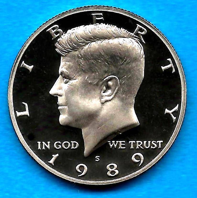 1989 S Proof Kennedy Half Dollar