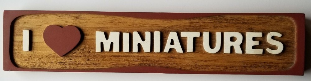 Wood Craft Items Quantity 3 All Hand Made and Painted