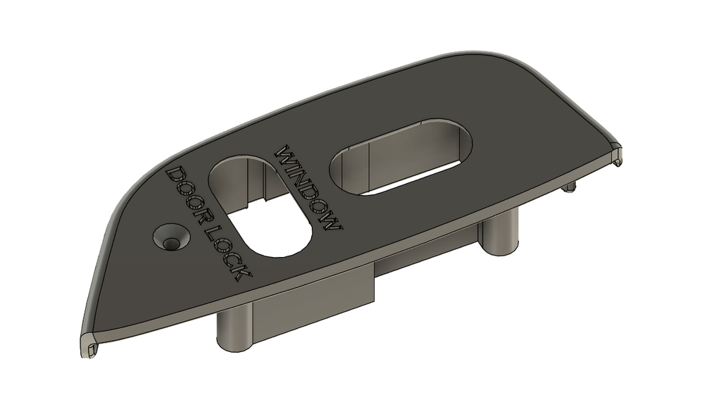 1994 - 1997 Ford Passenger Window Switch Panel / Bezel. 3D Printed! New!