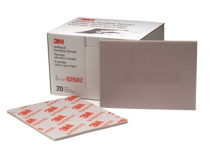 3M 02602 Softback Sanding Sponge Superfine - 20 Count/BOX
