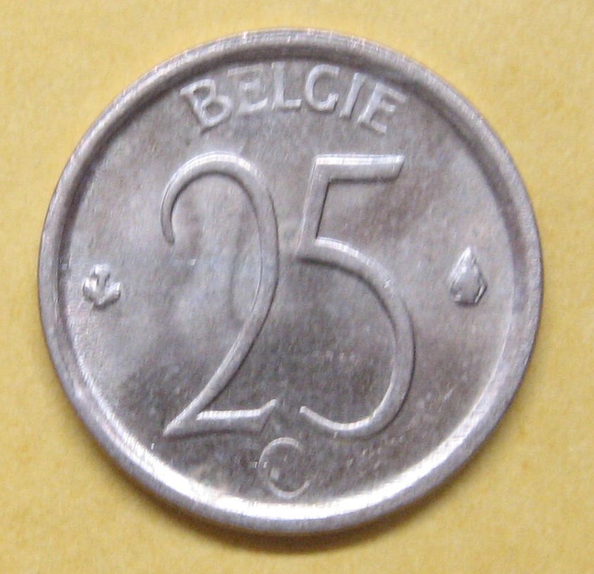 1969 Belgium 25 Centimes Take a Look