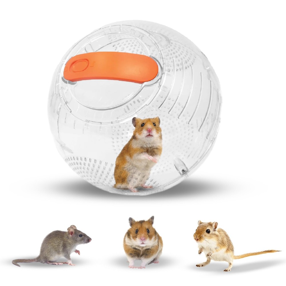 Clear Hamster Exercise Ball 7 Inch Sturdy Dwarf Safe Active Play Ventilated