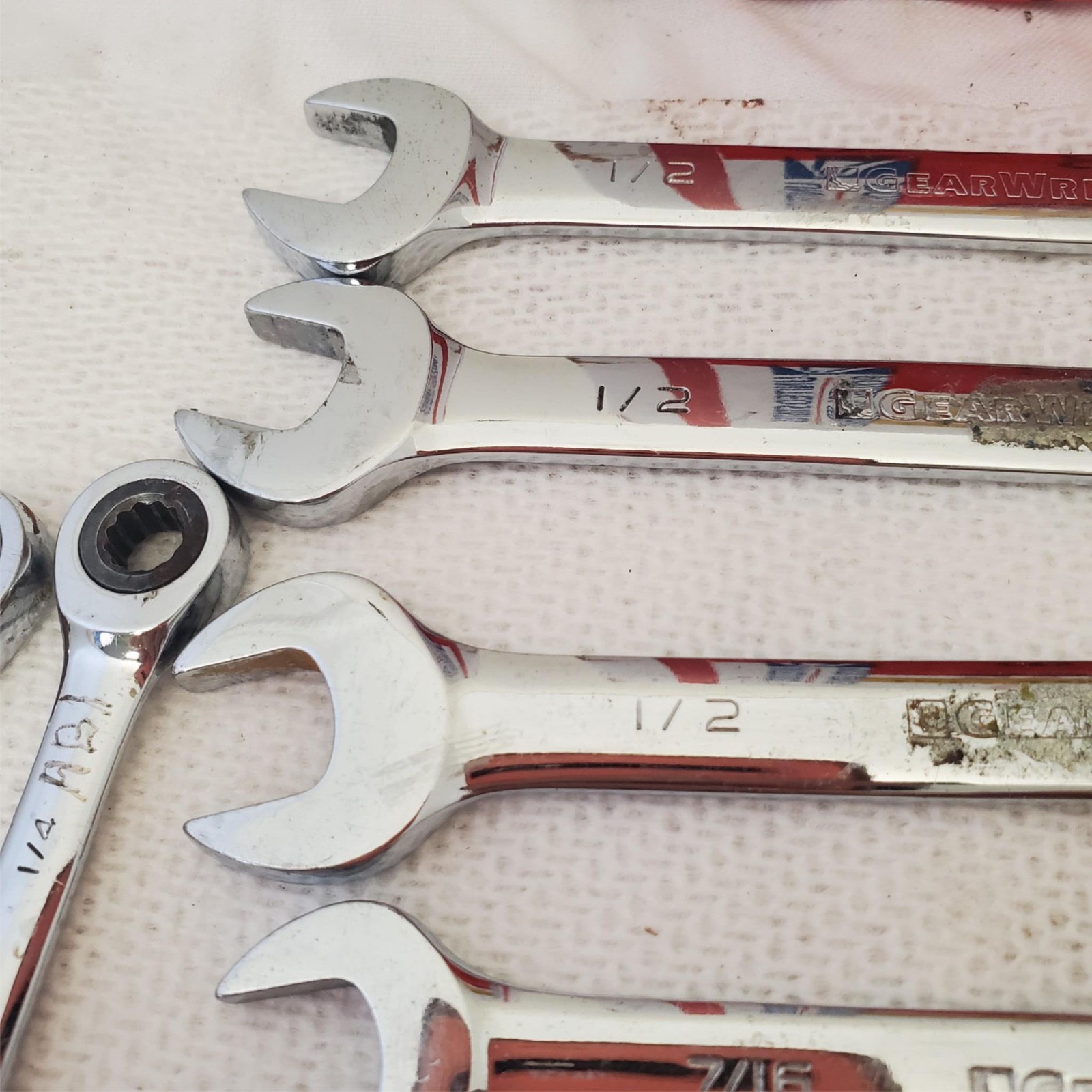 Lot of 28 Gear Wrench & Blue Point Combination Wrench Set LOT-388