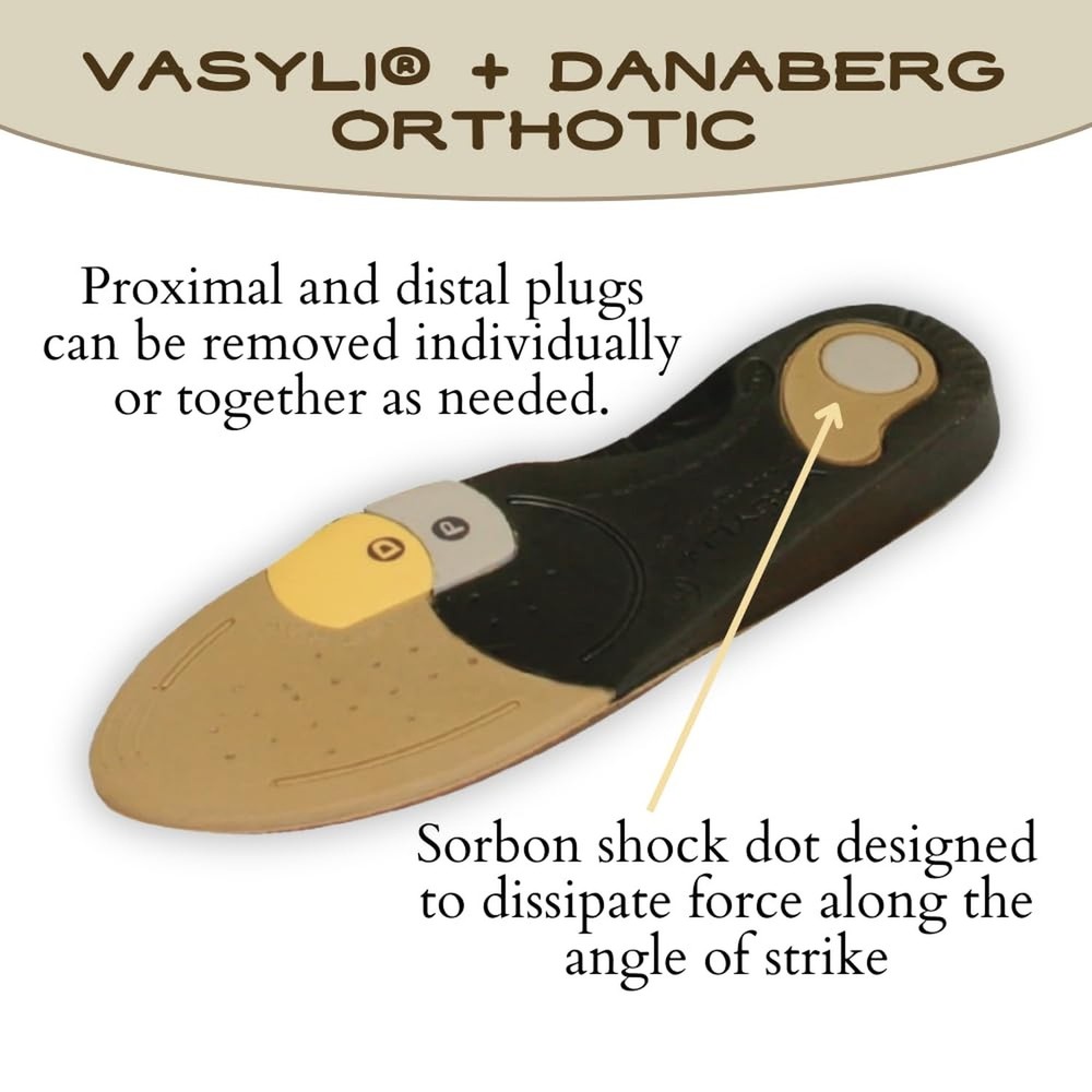 Vasyli+Dananberg 1st Ray Orthotic, Medium, 1st Ray Function, Removable Distal...