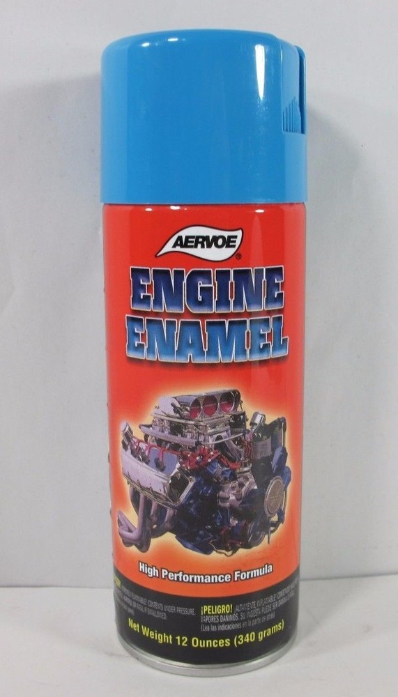 Aervoe 568 Engine Enamel Paint Chrysler Blue 12oz Can