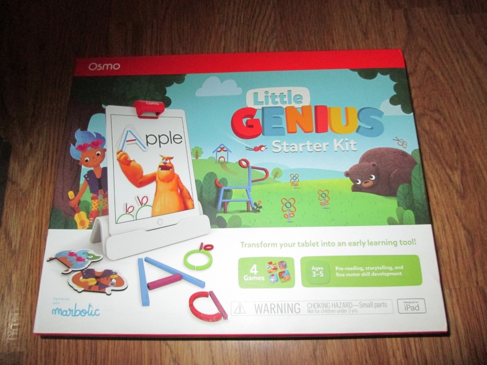 Osmo Little Genius Starter Kit For iPad Or Tablet Interactive Learning NEW