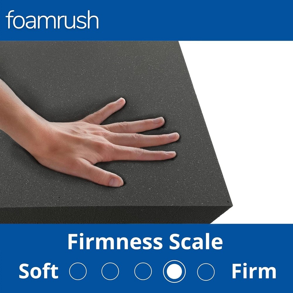 Seat Replacement Foam Padding - 2x24x72 Charcoal