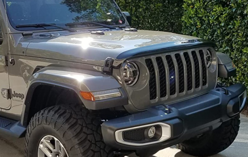 BugFlector Hood Protector Bug Shield Deflector for 19-25 Wrangler JL Gladiator
