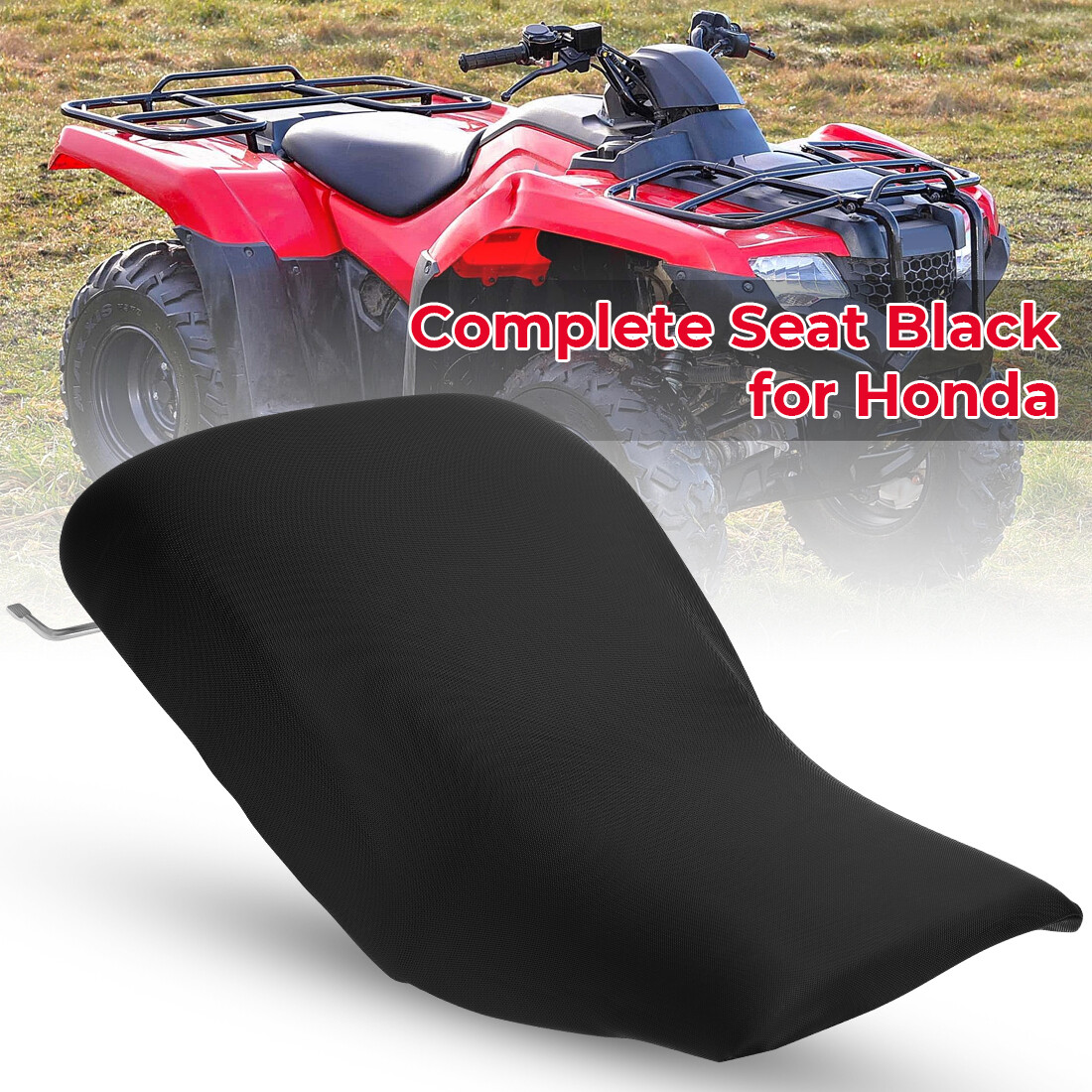 2000 - 2003 Complete Seat Black For Honda TRX350 TE TM FE FM Rancher 350 ES S