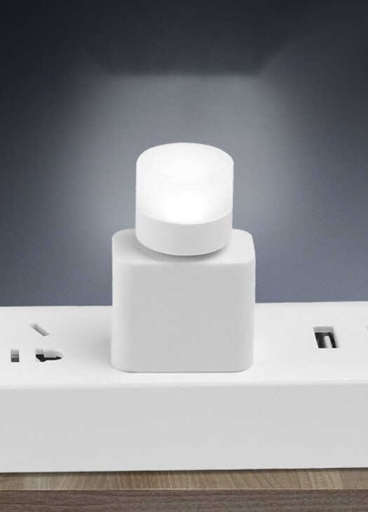 30PCS USB Portable LED Mini Nights Light Small Round Lamp Computer Mobile Power
