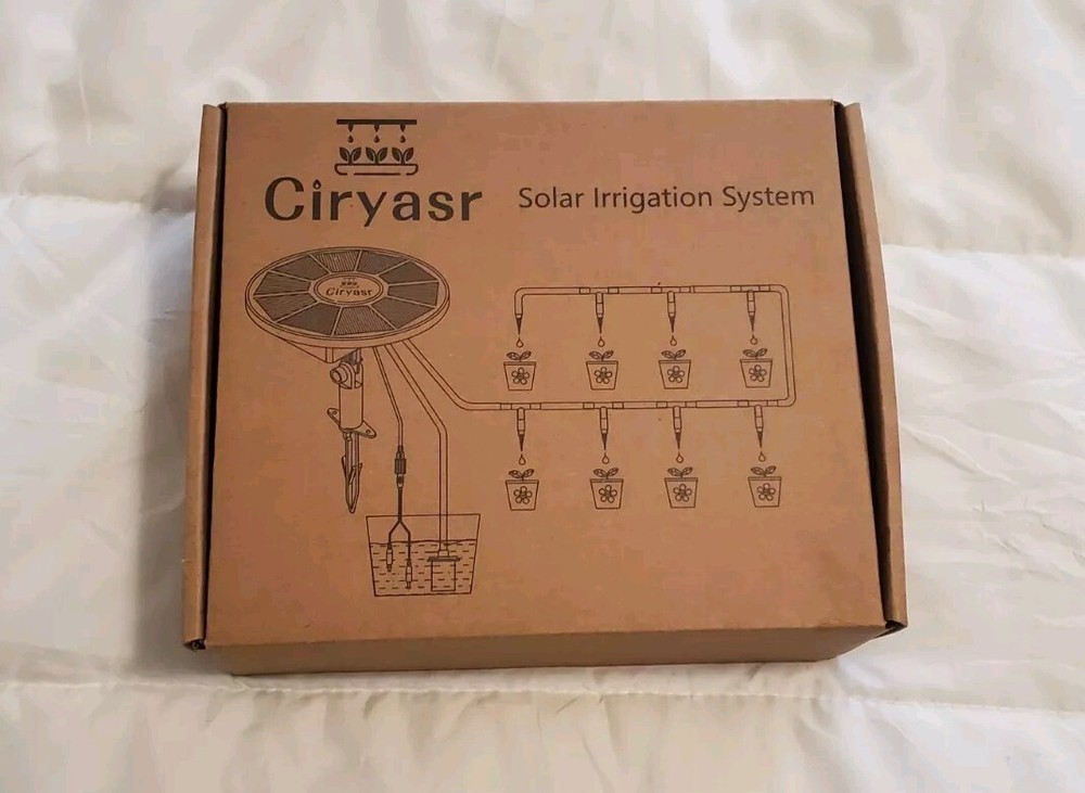 Drip Irrigation System Automatic Solar W/ Water Level Alarms & 6 Timer Modes