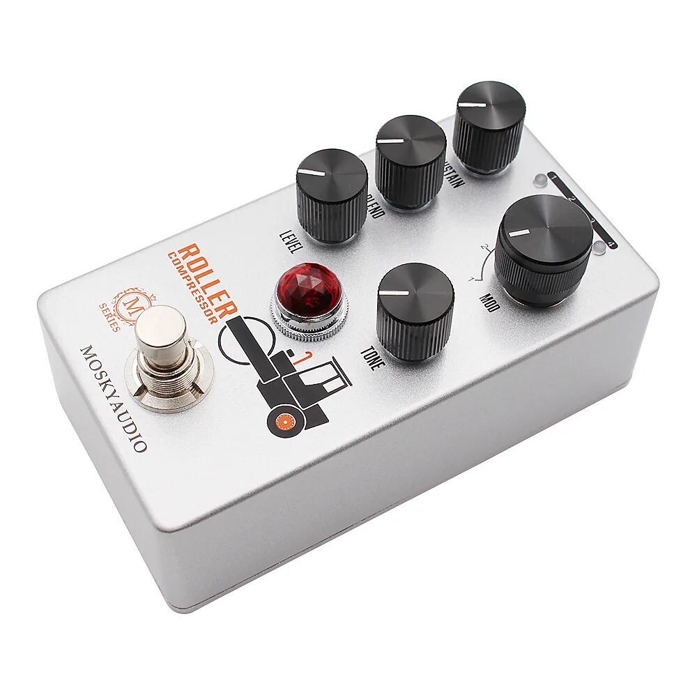 Mosky Audio Roller Compressor with 4 Mode Select Guitar FX Pedal Fast US Ship