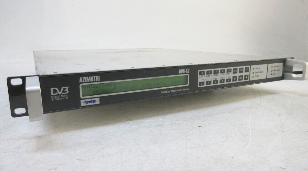 Newtec Azimuth DVB-S2 Broadcast Satellite Modulator Type: NTC/2277/xF