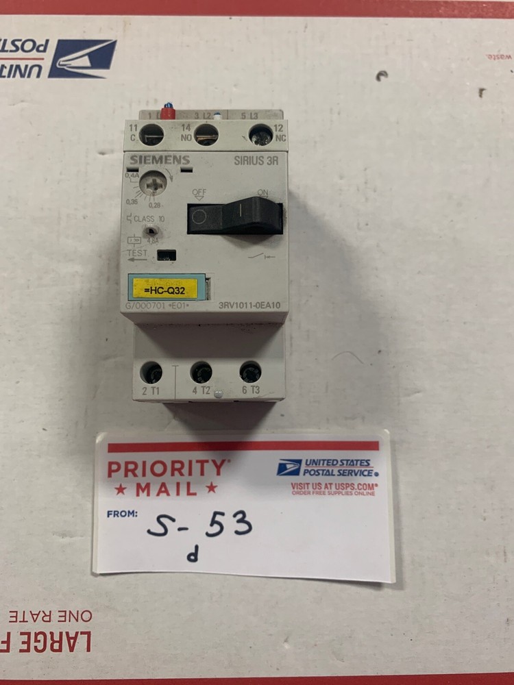 Siemens Motor Protector 3RV1011-0DA10