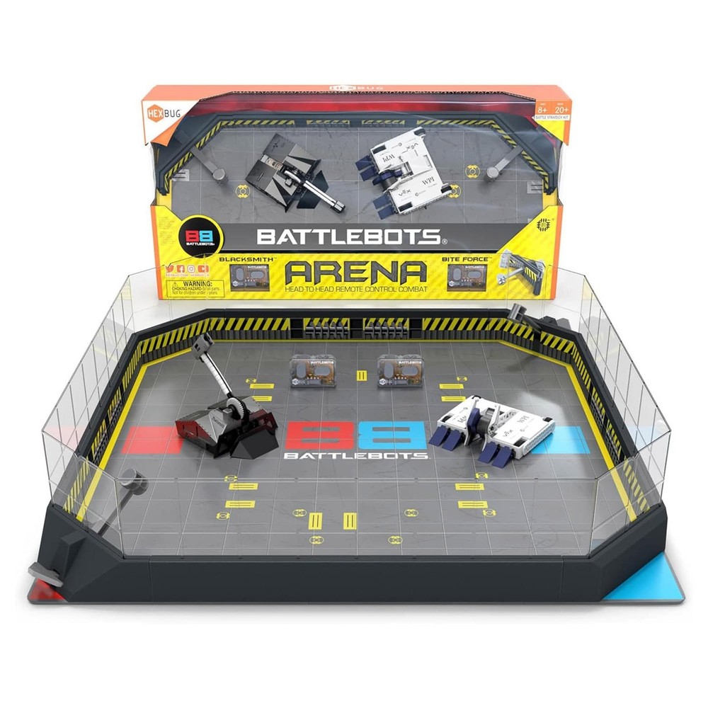 Hexbug Battlebots Arena, Bite Force And Blacksmith, For Ages 8+
