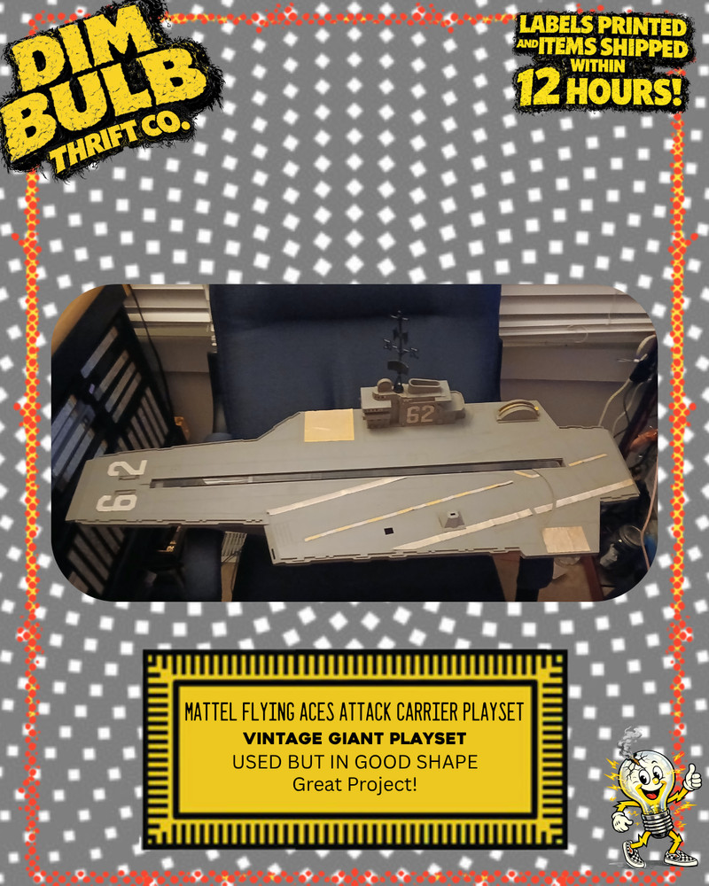 Mattel Flying Aces Attack Carrier – VINTAGE! 🚀