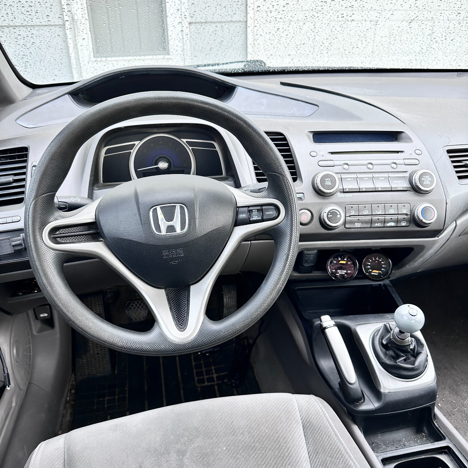 GAUGE POD MOUNT FITS 2006-2011 CIVIC 8TH GENERATION DUAL 52MM LOWER CENTER CUBBY