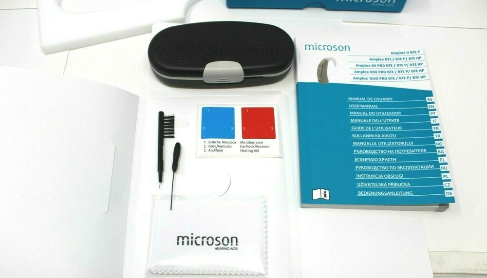 Microson Amplex BTE HP Professional Hearing Aid. *NEW*